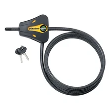 Master Lock 8419DPF Yellow/Black Python Adjustable Locking Cable 6 ft.