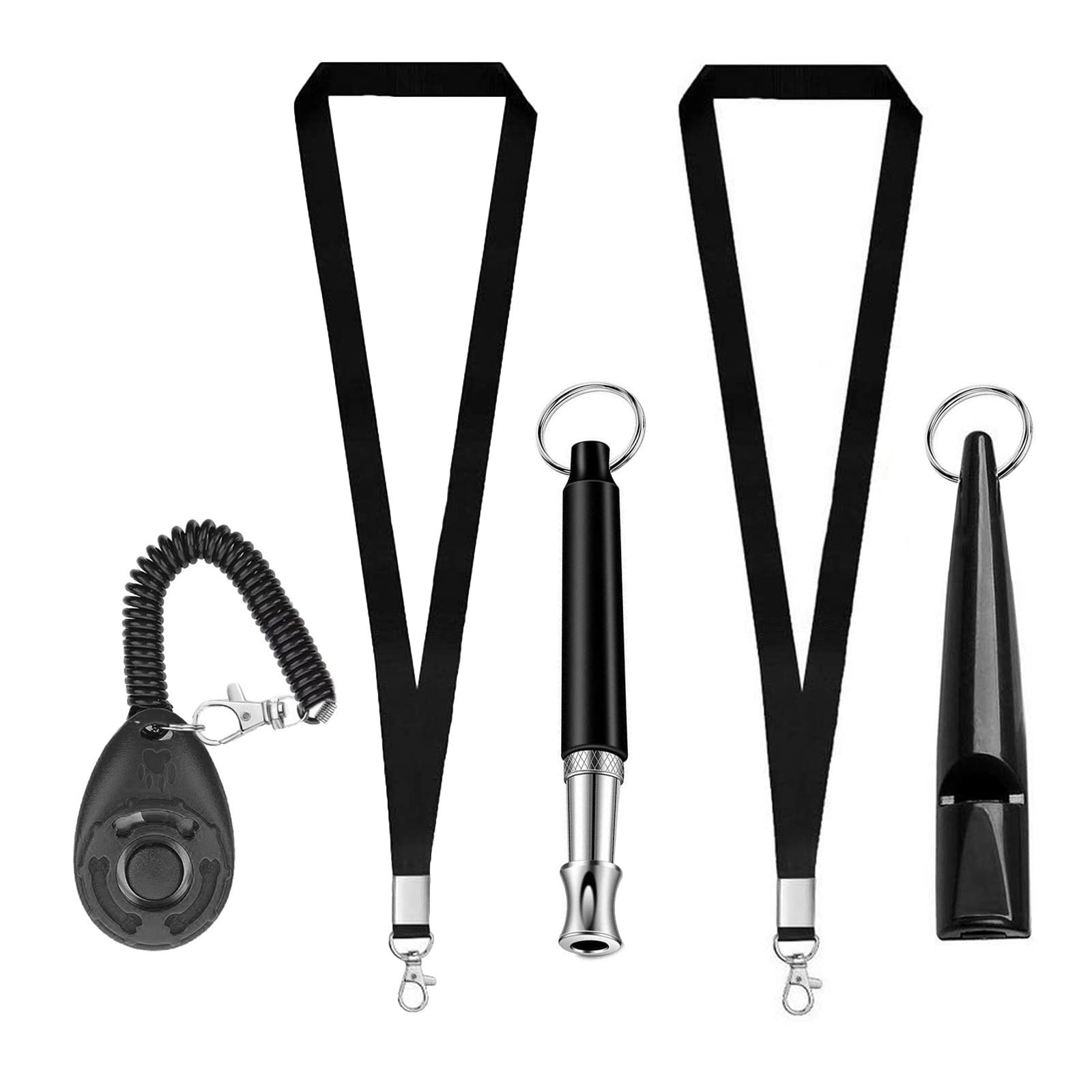 Dog Training Whistles, Dog Training Clicker High Pitch Plastic Training Whistles