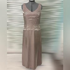 Mother of the Bride/Groom dress size 12 shimmery taupe