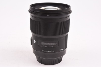 Sigma ART 50mm f/1.4 DG (014) Prime Portrait Camera Lens For Canon EF #T-98128