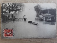 CPA-PARIS 75- Inondations 1910- Porte d'Ivry, à la Barrière de l'Octroi
