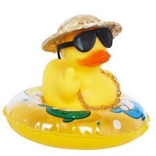 1PCS Summer Middle Finger Rubber Ducks,Jeeps Ducks for Middle Finger Ducks