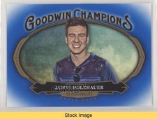 2020 Upper Deck Goodwin Champions Horizontal Royal Blue James Holzhauer READ 0b0
