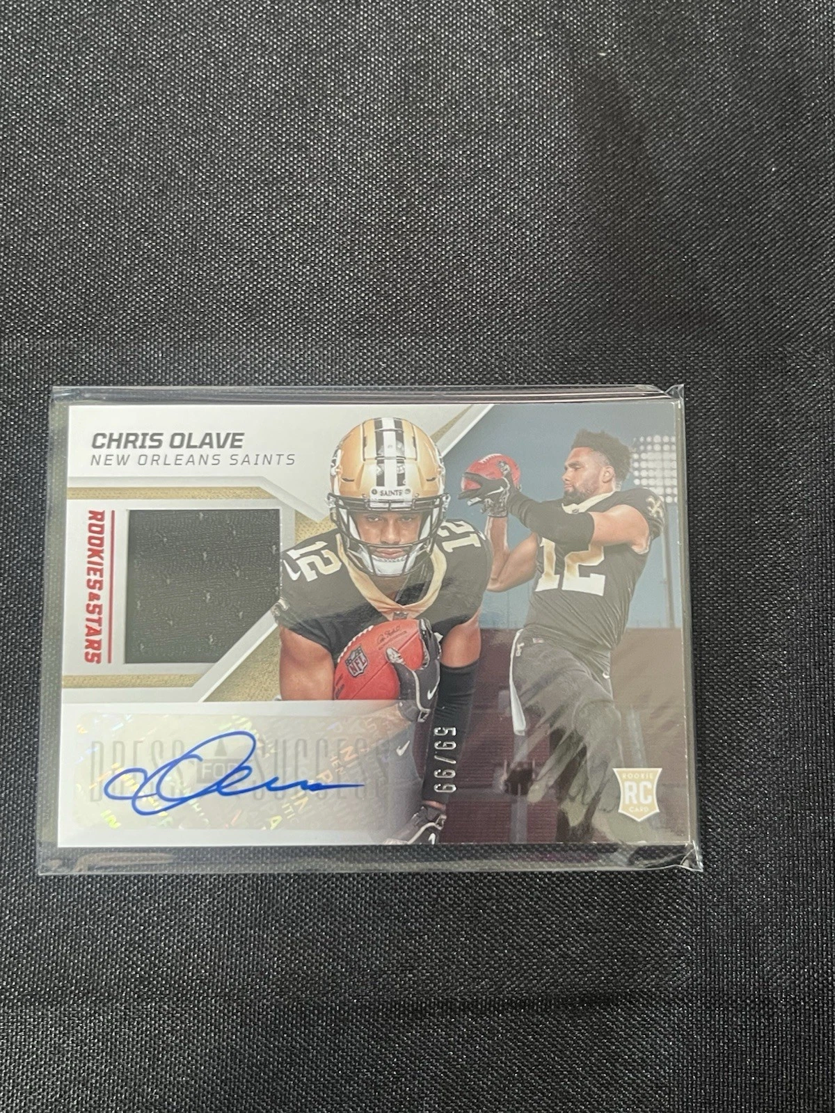 Chris Olave Panini Rookies & Stars Dress for Success Autograph Relics #DSCO Base