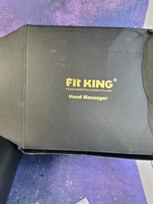 Fit King Hand Massager Heat Circulation Cordless-Black-open Box