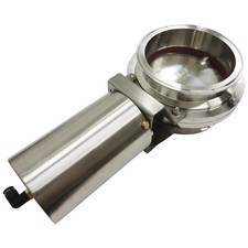 6.26'' Single Acting Tri Clamp Sanitary Pneumatic Butterfly Valve Stainless Stee