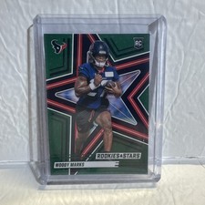 2025 Rookies & Stars Woody Marks Green Parallel Rookie Card- Texans