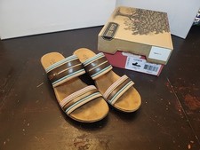Image of Cobb Hill Lorry-CH Brown Sandals Slip On Size 7½M