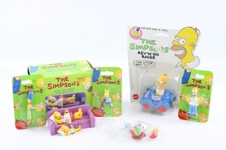 The Simpsons Collectable Vintage Toys Sofa Buddies Hand Painted Model Rev'N'Go