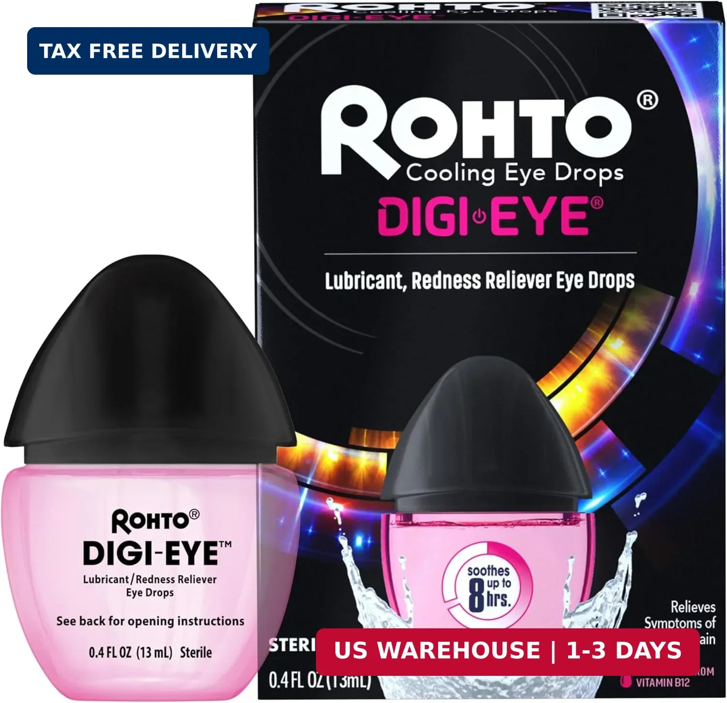 Rohto Digi-Eye Digital Eye Strain Eye Drops, Cooling Eye Str