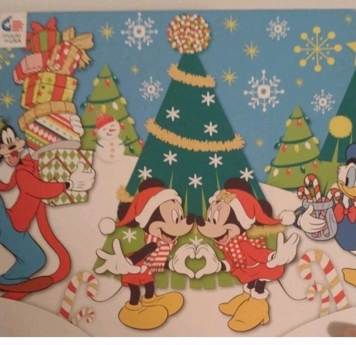 Rompecabezas árbol de Navidad Disney Mickey Mouse & Friends 200 piezas Ceaco EE. UU. Foto 2 de 4