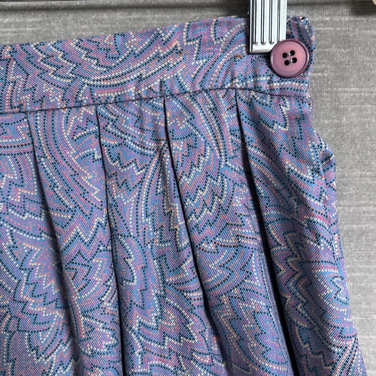 Jupe Longue Plissée 100% Laine Pure JH Collectibles - Taille 14 Femme - Occasion Très Bon état