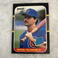 Donruss 1987 Rafael Palmeiro Chicago Cubs #43 Rated Rookie MLB Baseball Card. rookie card picture