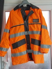 BRITISH RAIL 1994 SAFETY JACKET AND TROUSERS..MEDIUM..VGC..TROUSERS LOOK UNUSED
