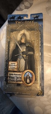Toy Biz - The Lord Of The Rings  / Super Poseable Minas Tirith Citadel Guard 