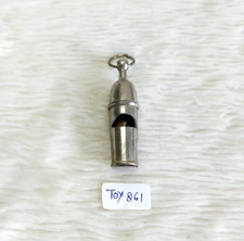1940s Vintage Whistle Metal Toy Whistling Nice Decorative Old Kids Props TOY861