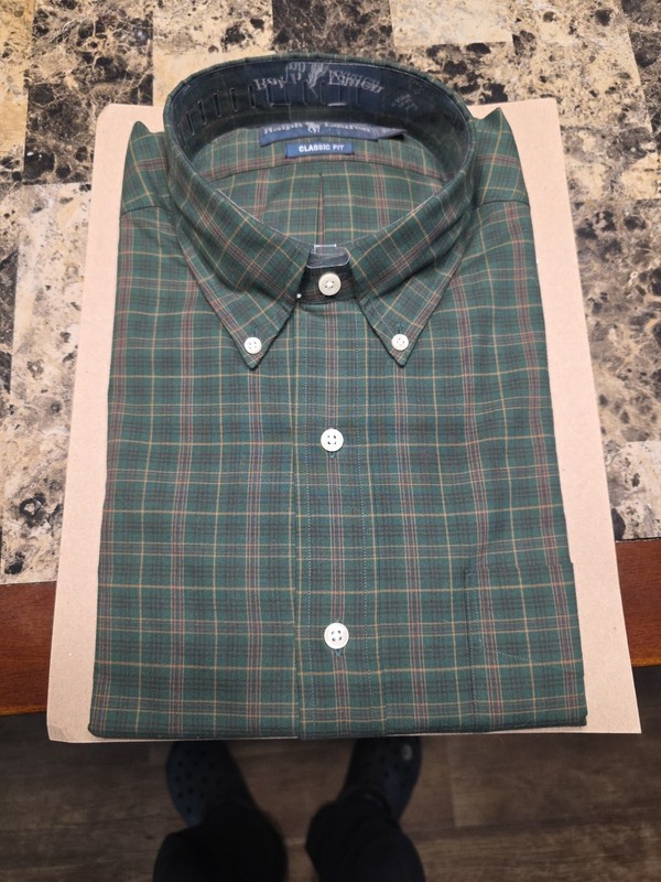 Ralph Lauren Polo Shirt Large Classic Fit Long Sleeve Size Large L Vintage DS