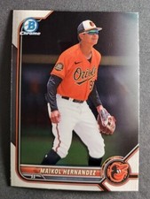 Maikol Hernandez 2022 Bowman Draft #BD-106 Baltimore Orioles