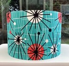 Lampshade Atomic Retro Vintage 50s 60s 70s Lamp Ceiling Shade Teal