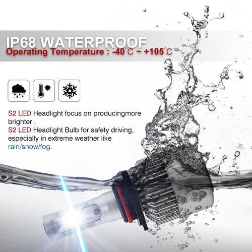 For Toyota 4Runner 2010-2020 - LED Headlight Bulbs Hi/lo Beam+Fog Light Combo - Picture 6 of 17