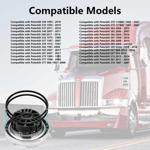 572.1014.1 Fuel Cap Gasket O-Ring, Compatible with Peterbilt Truck Fuel Tank Cap - Picture 4 of 6