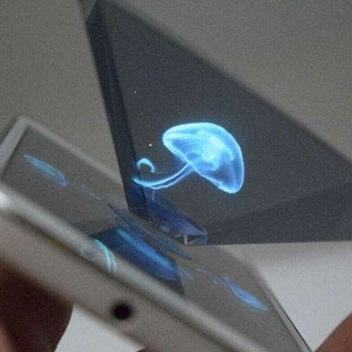 3D Holographic Hologram Display Pyramid Projector Video J5S2 Phone 2022 V4F4 - Zdjęcie 7 z 12
