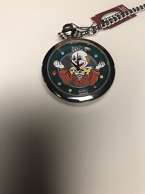 FOSSIL Limited Edition Circus Clown Wind-Up Tin Toy & Pocket FOSSIL Limited Edition Circus Clown Wind-Up Tin Toy & Pocket