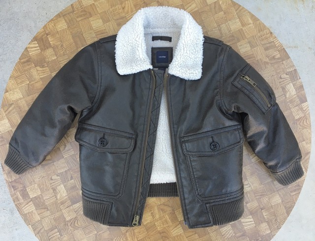 baby gap leather jacket