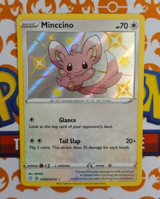 ◆ miinori Minccino SV093/SV122 NM Shiny Holo Rare Shining Fates