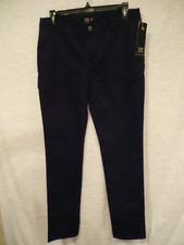 Lee Uniforms Juniors Girls Size 11 Original Skinny Leg Uniform Pants Black  CX 