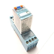 Releco C7-A20X Ice Cube Relay, DPDT, Coil: 24VDC, Rating: 10A 250V, With Socket