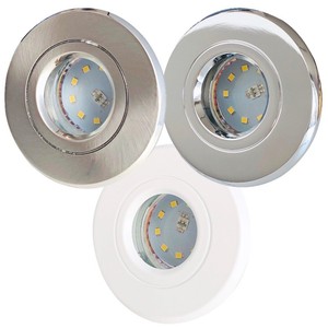 Badezimmerleuchten Aqua44 230V LED Feuchtraum Deckenstrahler 3er->10er