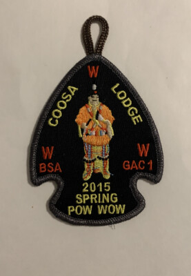 OA Coosa Lodge 2015 Spring Pow Wow Patch Mint