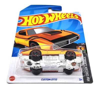 Hot Wheels Custom Otto HW Dream Garage Kids Model Diecast Toy Car