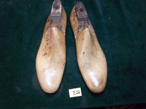 Vintage 1942 Pair US NAVY Size 9-1/2 E GEBL Industrial Shoe Factory Lasts #Z-26