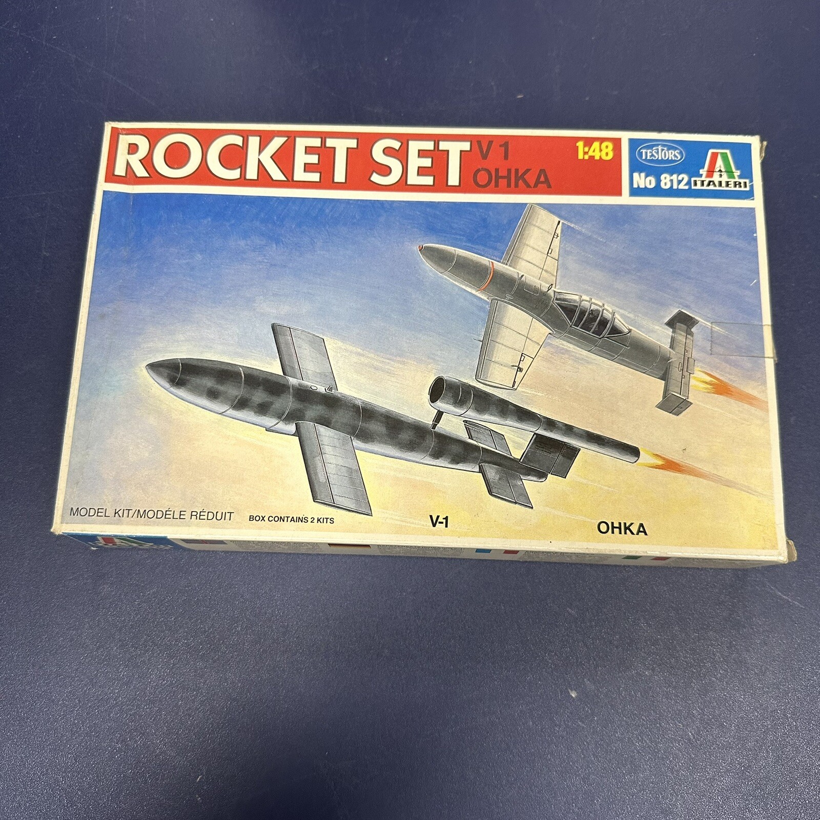 vintage Testor Italeri airplane model kit V1 OHKA 2 rocket set NEW eBay