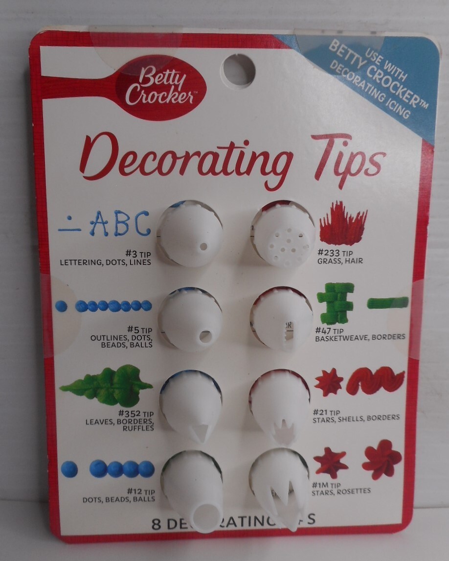 Betty Crocker Includes Decorating Tips Set by Signature Brands
