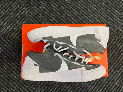 Sacai × Nike Blazer Low \"Iron Grey\" Nike Sacai Blazer Low 