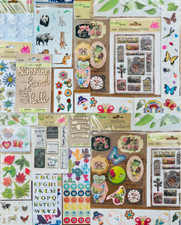 459 BULK Lot 4 Scrapbooking Stickers Great Variety Popular MXD Themes 