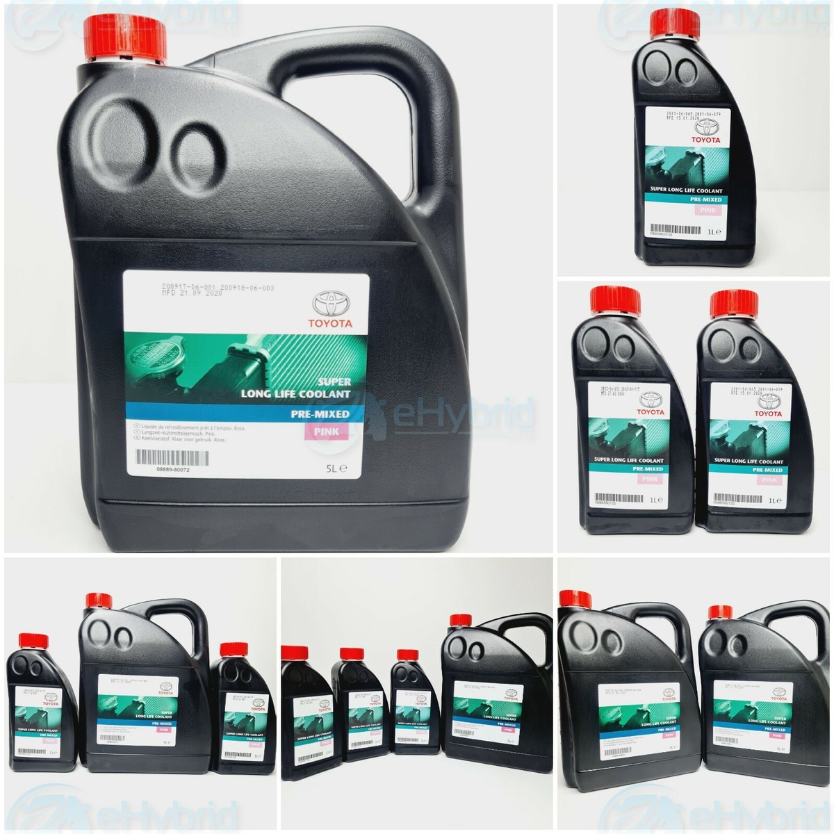 Genuine Toyota Lexus Super Long Life Pink Coolant Pre Mixed Ready