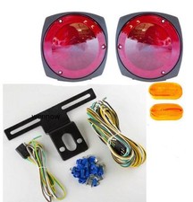 ##CL$$$ 12 V Towing TRAILER TAIL LIGHT BRAKE TURN SIGNAL KIT 12V
