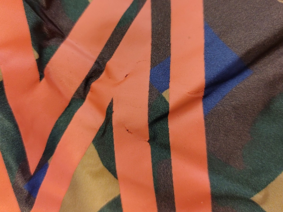 $850 MCM Mens Jungle Green Camo Lion Nylon Stripes and Hood