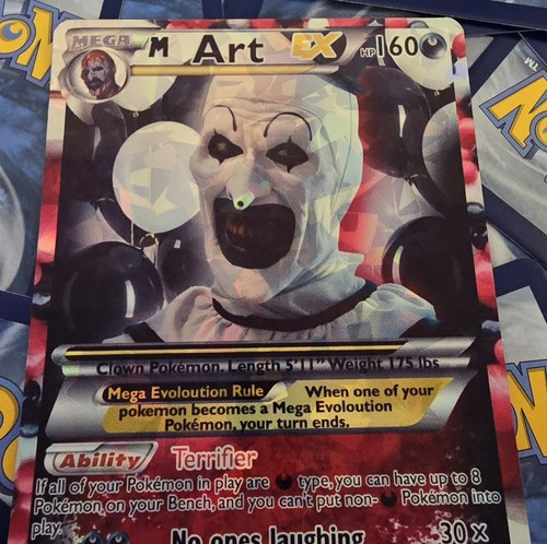 Terrifier Art The Clown Pokemon Card - Picture 5 of 7