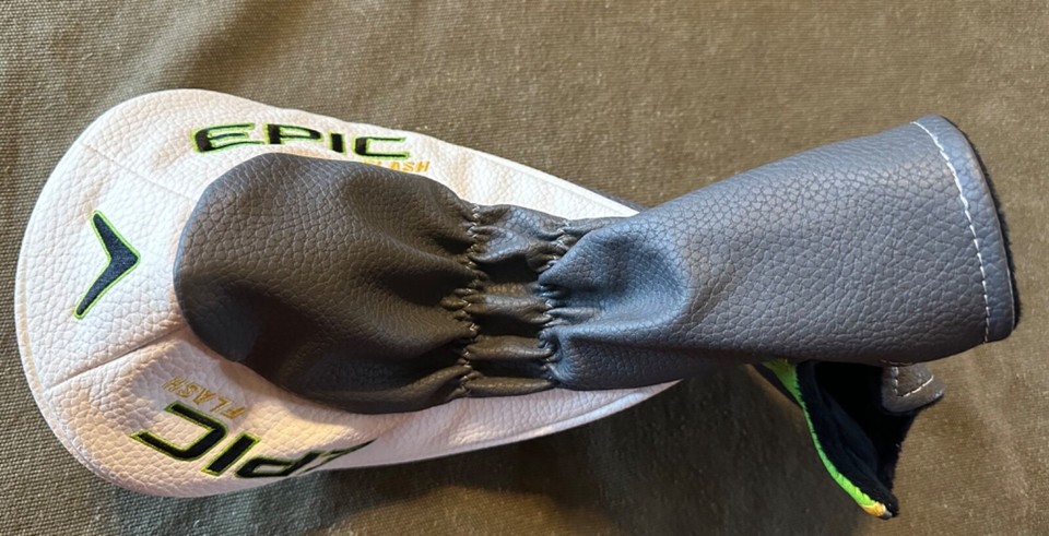 CALLAWAY EPIC FLASH DRIVER HEADCOVER PREOWNED BUT EXCELLENT CONDITION