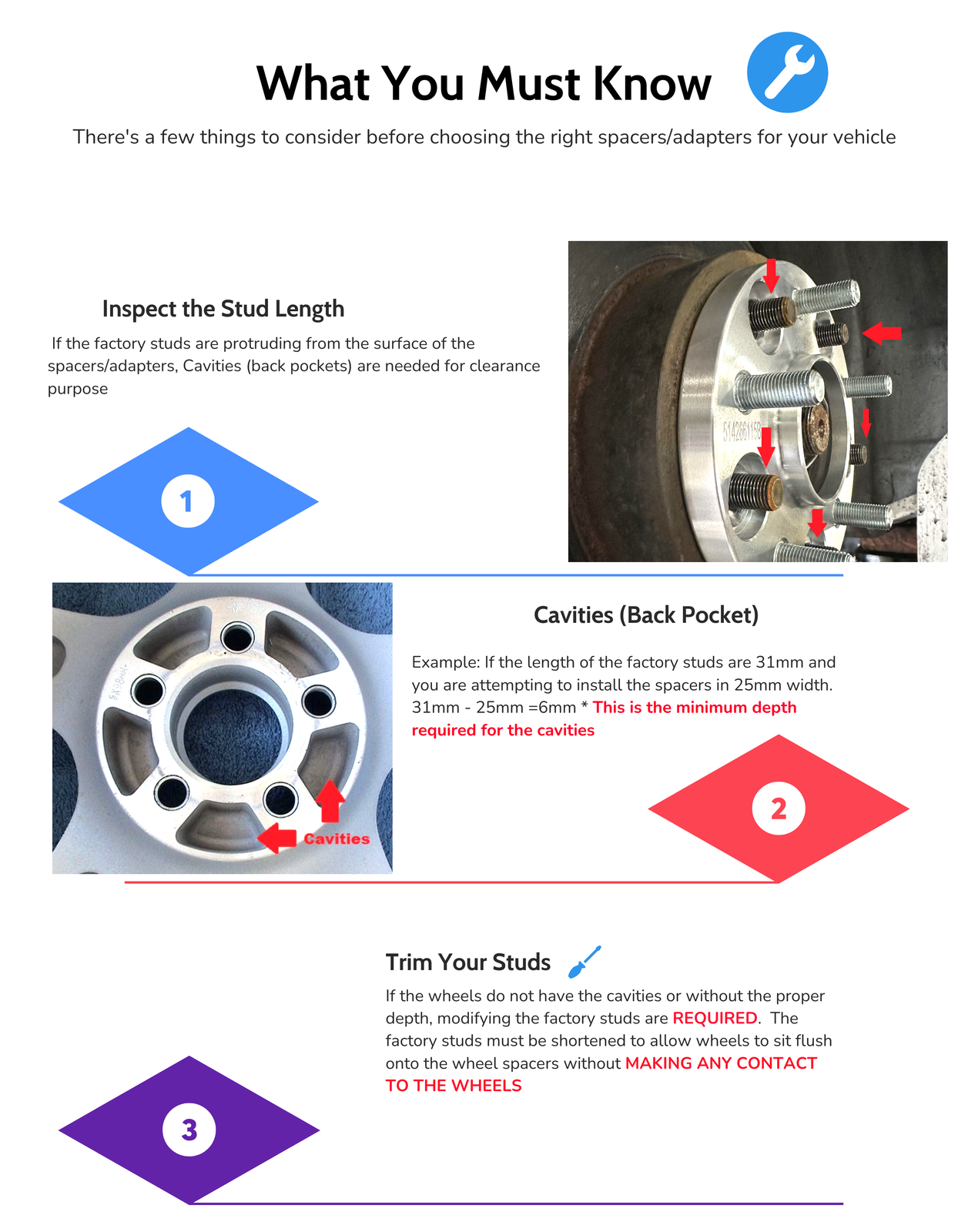 4pc 2 Inch (50mm) Wheel Adapters 5x139.7 To 6x139.7 (Hub to Wheel) 1/2