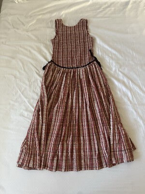 free people Nightingale Plaid Midi dress 