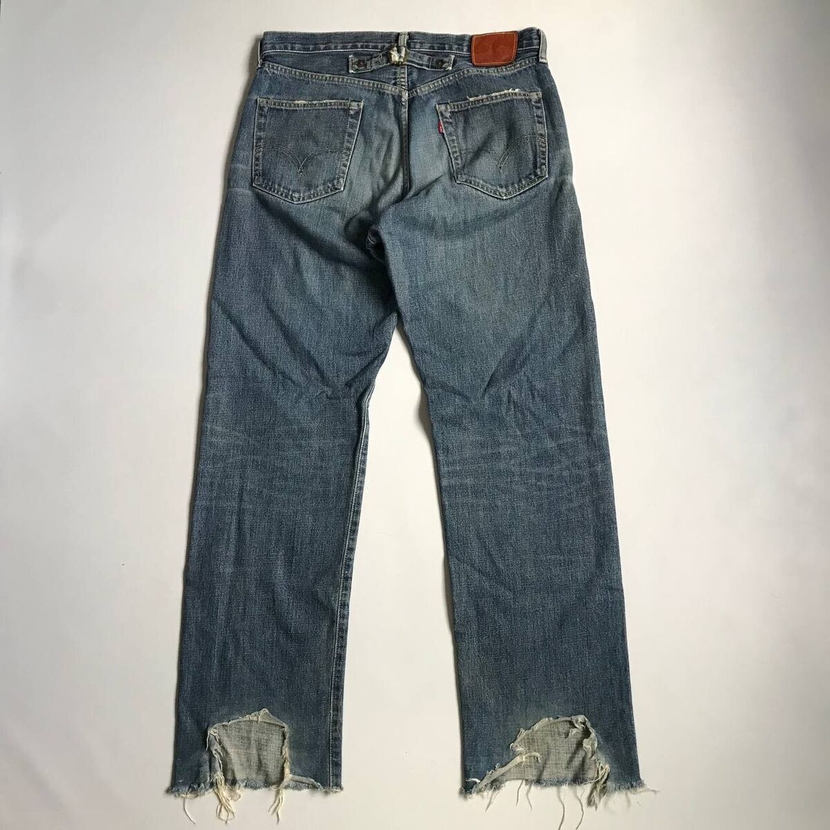 Vintage Levis 702 Big E Japan Buckle Back Distressed Vintage Levis 702 Big E Japan Buckle Back Distressed