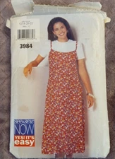 See & Sew 3984 Vintage Sewing Pattern Women Size C 18-20-22