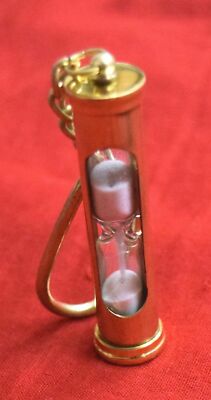  Hourglass Shape key Chain Brass Handmade Key Ring Home Decor Gift Item CJ123