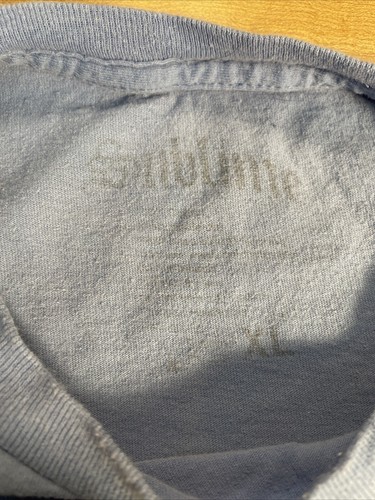 Camiseta Sublime Long Beach, CA Licencia Oficial Talla Grande Azul - Imagen 3 de 3